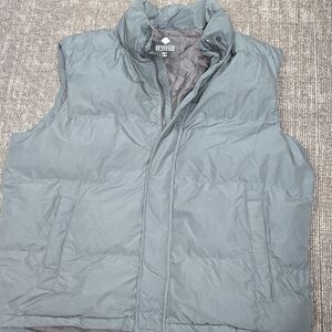 Kenneth Cole Men's Gray Puffer Vest